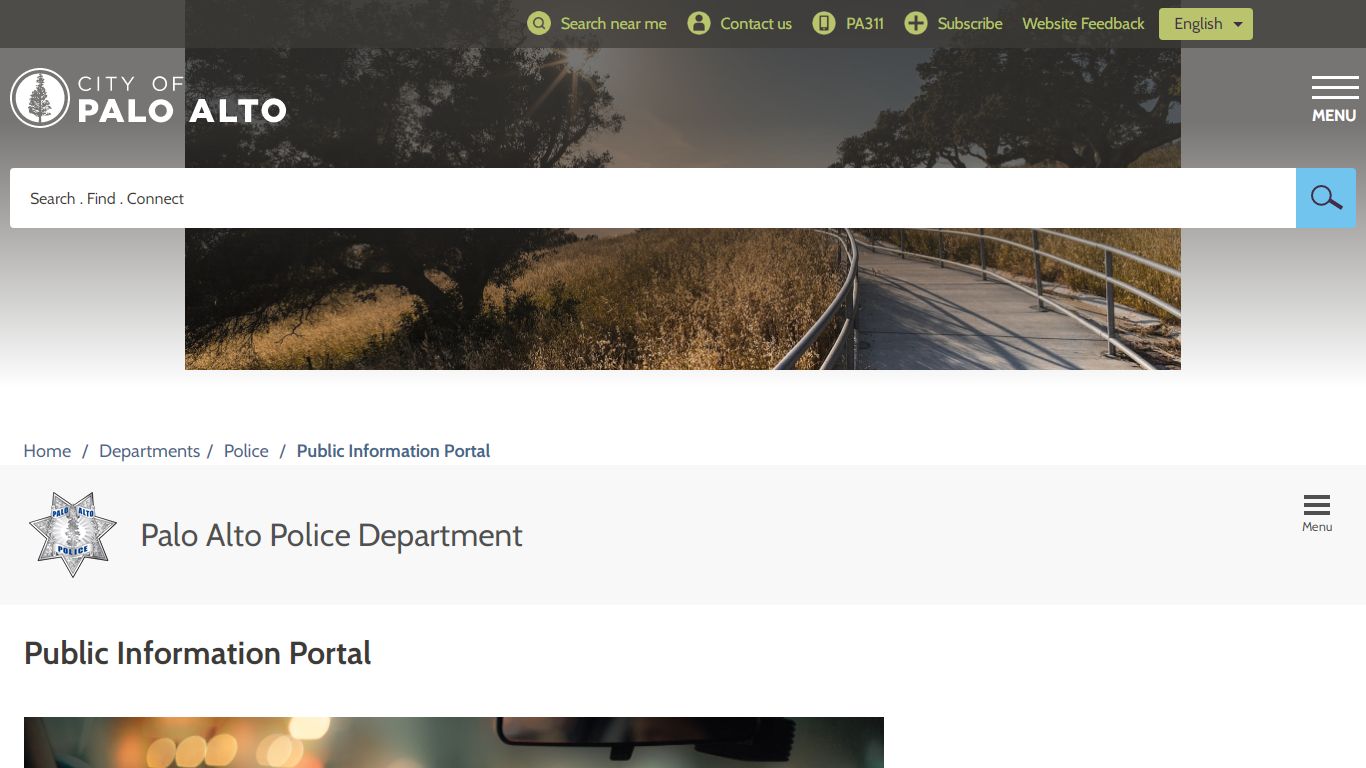 Public Information Portal – City of Palo Alto, CA